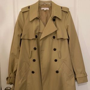 Trench coat without belt